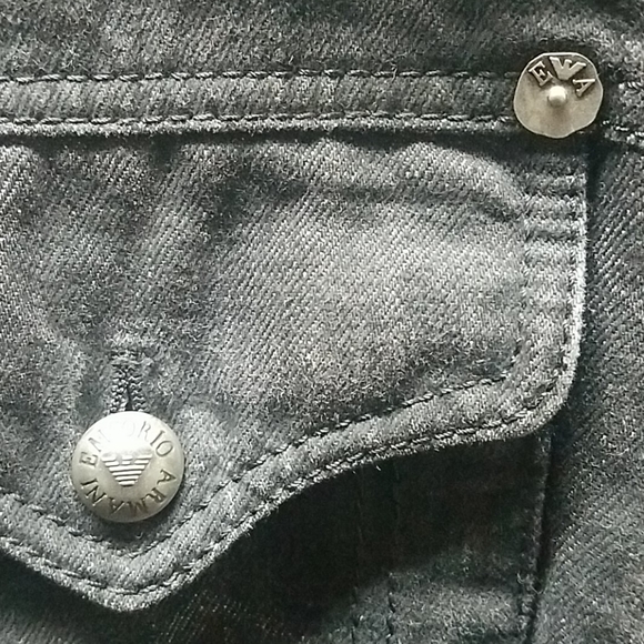 Emporio Armani Denim Biker Jacket Medium Slim fit - Picture 6 of 6